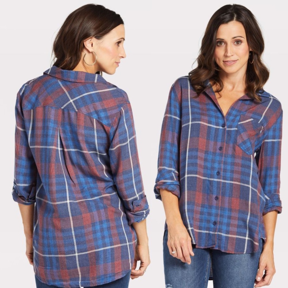 Anthro Cloth & Stone Aurora button down size S U18